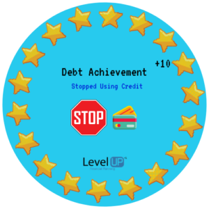 Stopped credit card debt